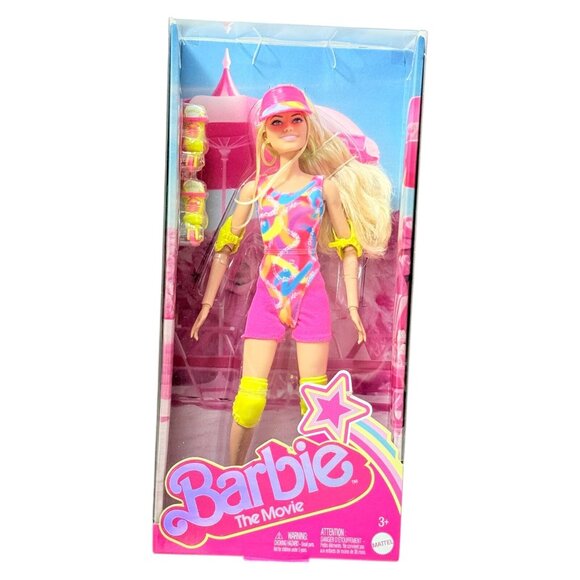 Barbie The Movie Rollerblading Barbie Fashion Doll New in Box - Picture 1 of 8